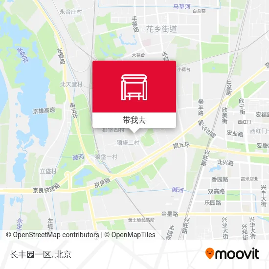 长丰园一区地图