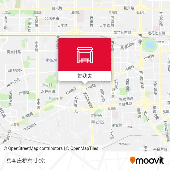 岳各庄桥东地图