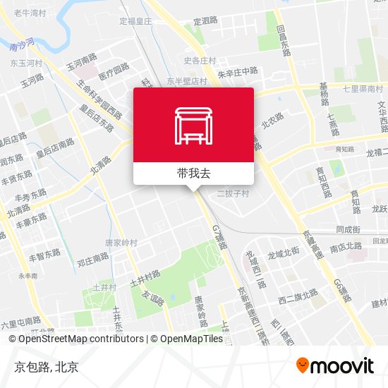 京包路地图