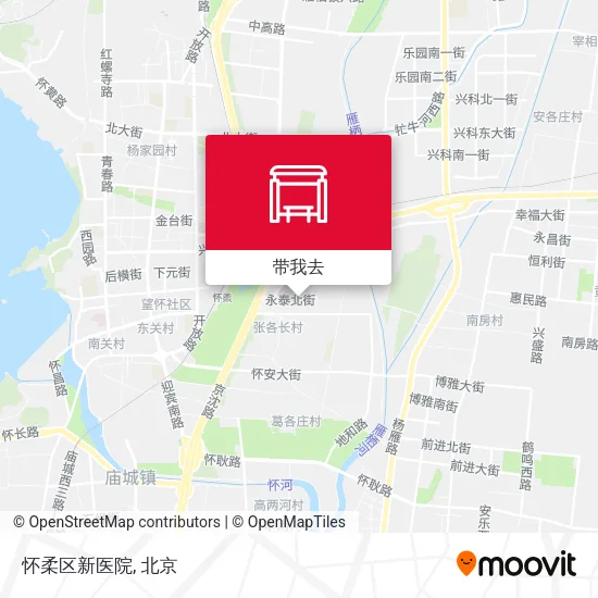 怀柔区新医院地图