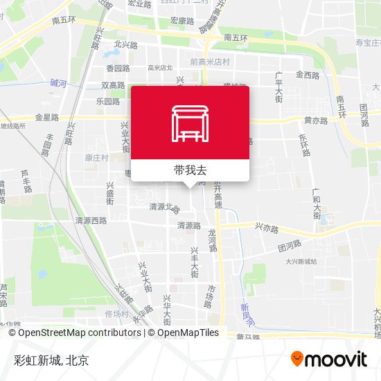 彩虹新城地图