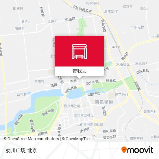 妫川广场地图