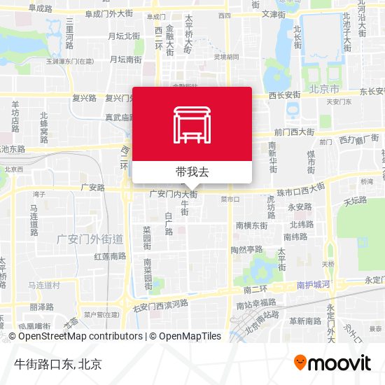牛街路口东地图