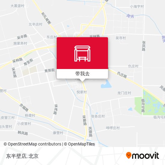 东半壁店地图