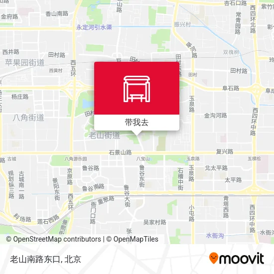 老山南路东口地图