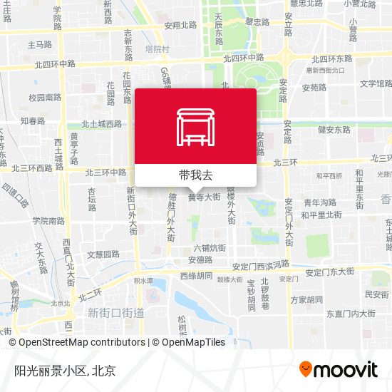 阳光丽景小区地图