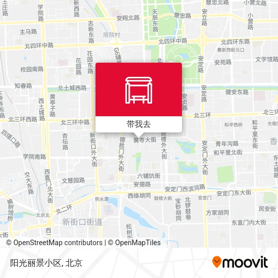 阳光丽景小区地图