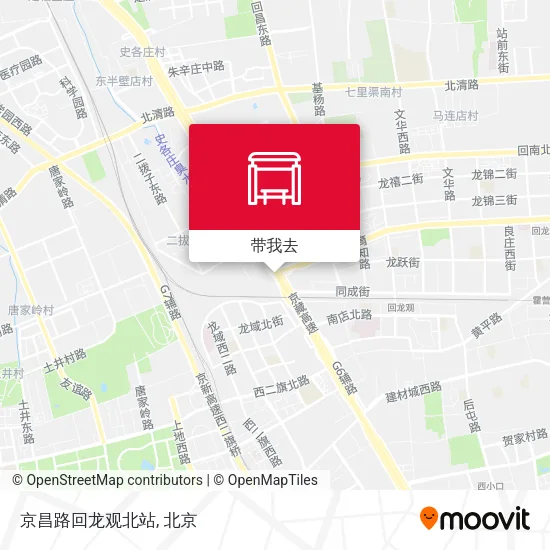 京昌路回龙观北站地图