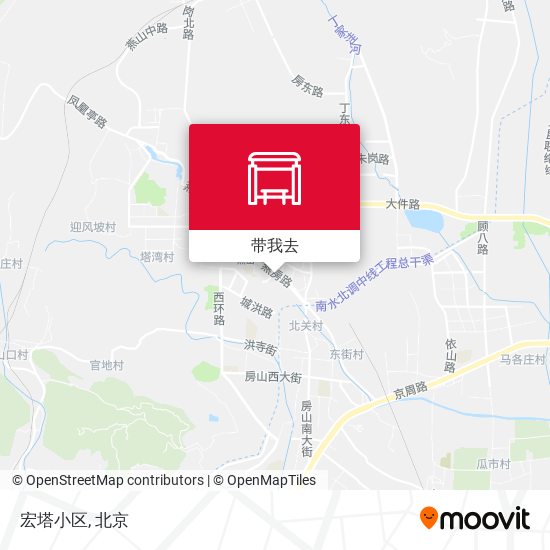 宏塔小区地图