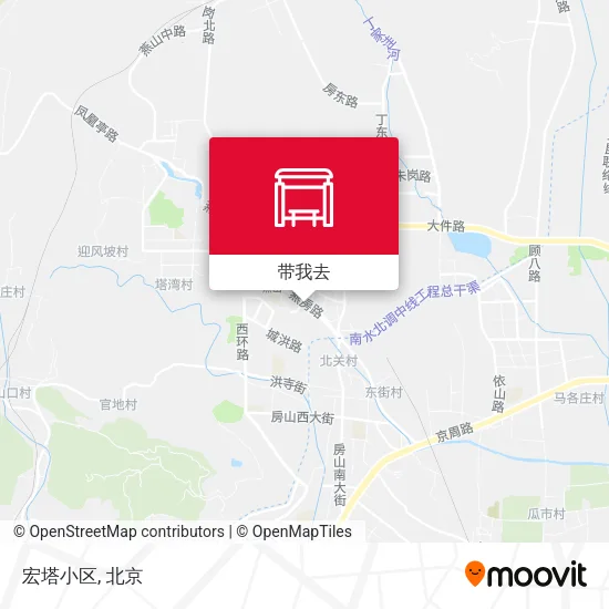 宏塔小区地图