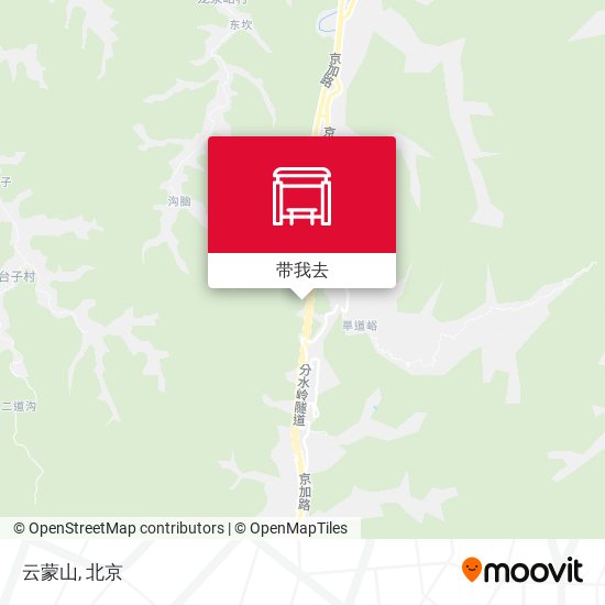 云蒙山地图