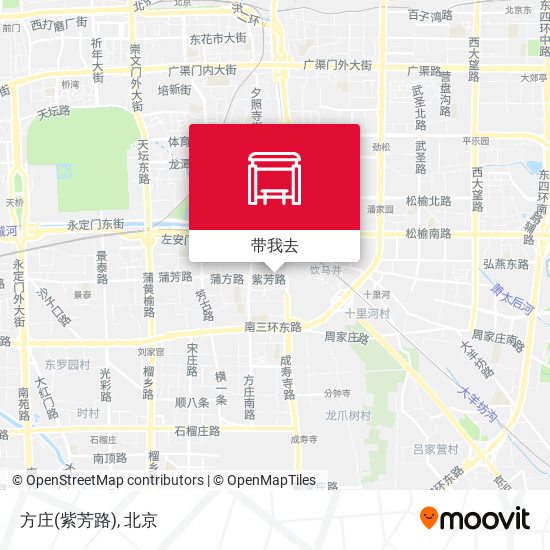 方庄(紫芳路)地图