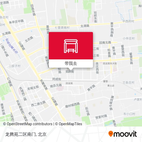 龙腾苑二区南门地图