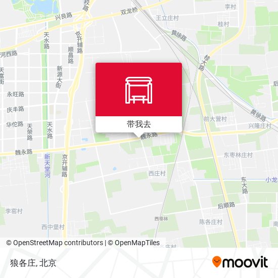 狼各庄地图