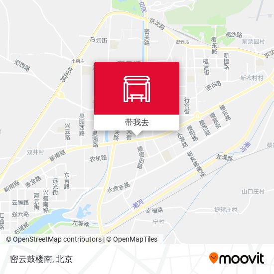 密云鼓楼南地图