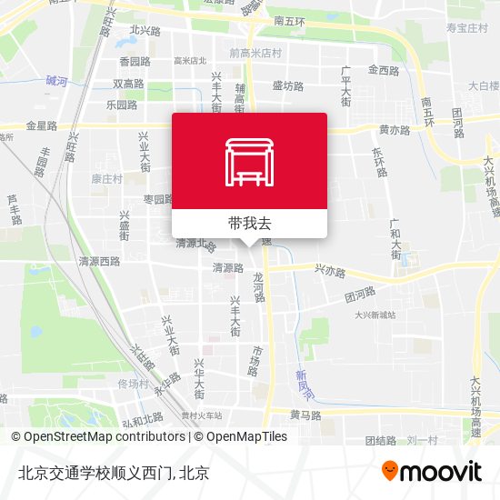 北京交通学校顺义西门地图