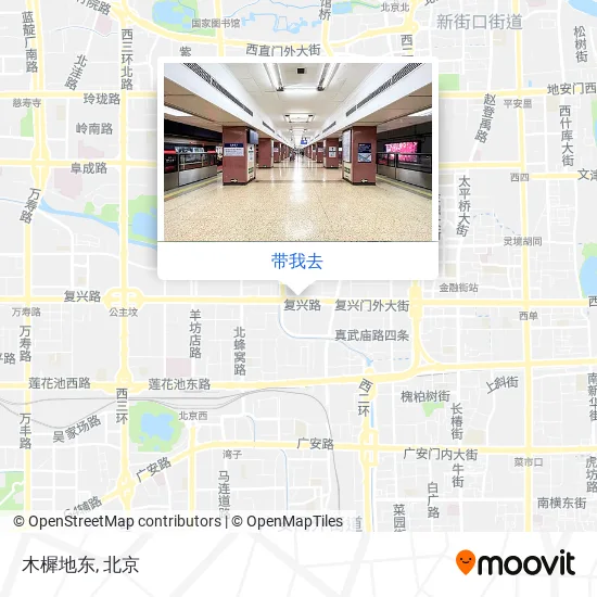 木樨地东地图