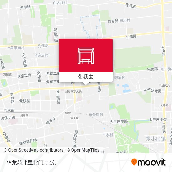华龙苑北里北门地图