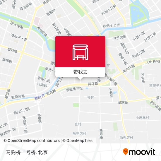 马驹桥一号桥地图