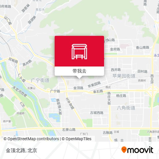 金顶北路地图