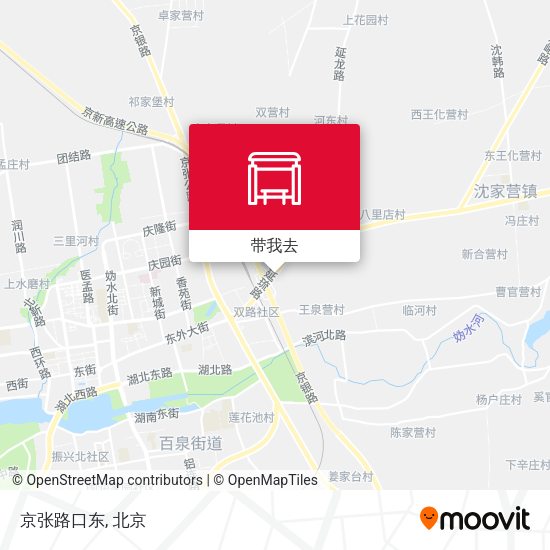 京张路口东地图