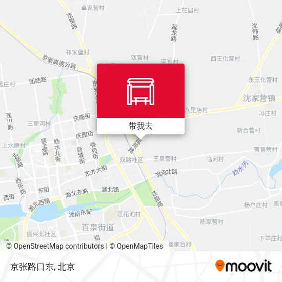 京张路口东地图