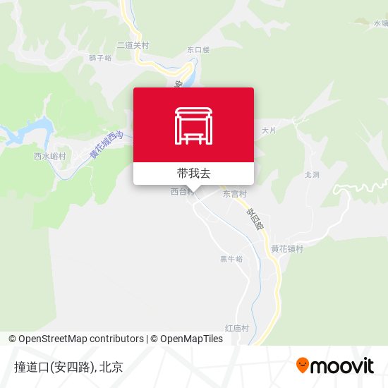 撞道口(安四路)地图