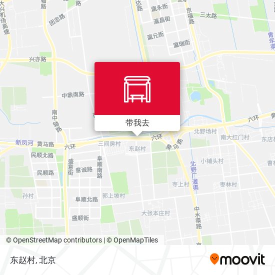 东赵村地图