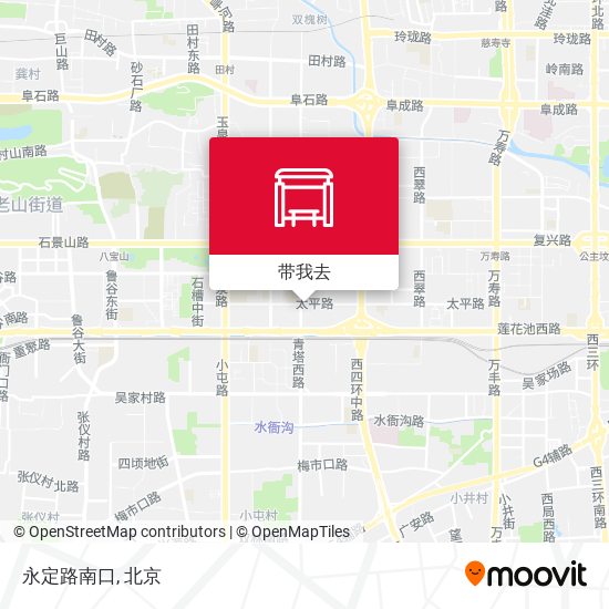 永定路南口地图