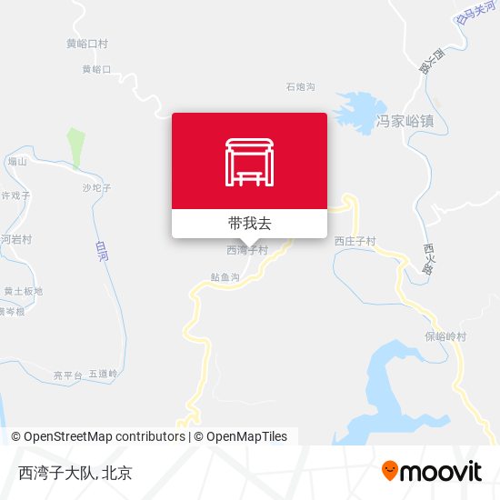 西湾子大队地图