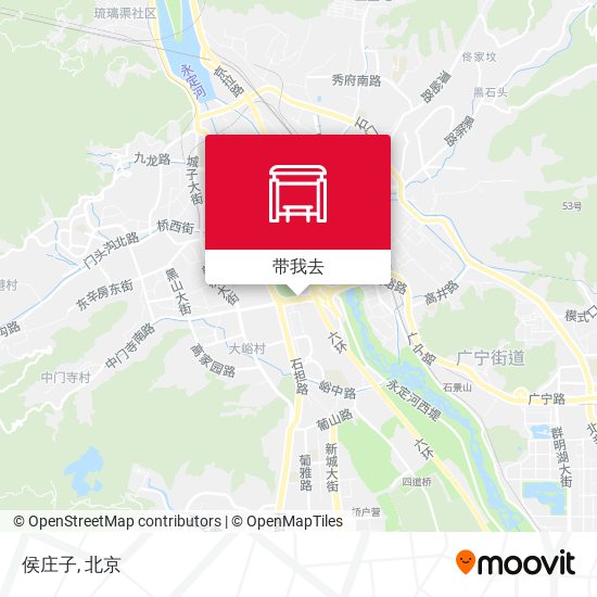 侯庄子地图