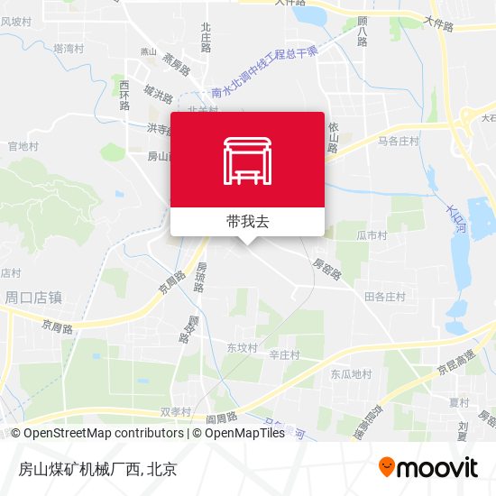 房山煤矿机械厂西地图