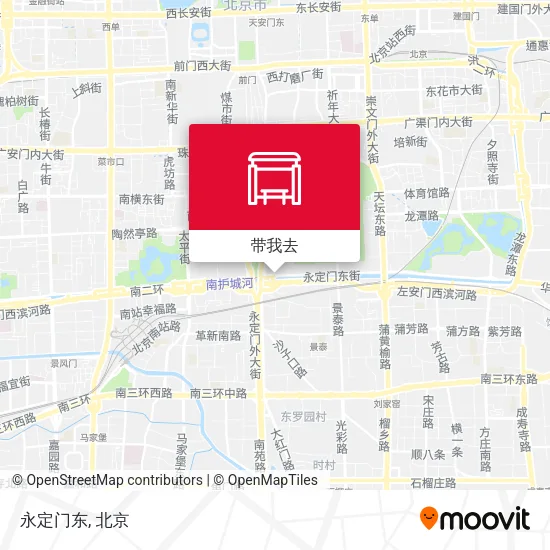 永定门东地图
