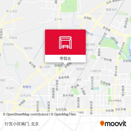 行宫小区南门地图