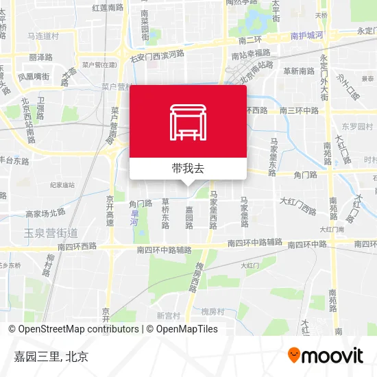嘉园三里地图