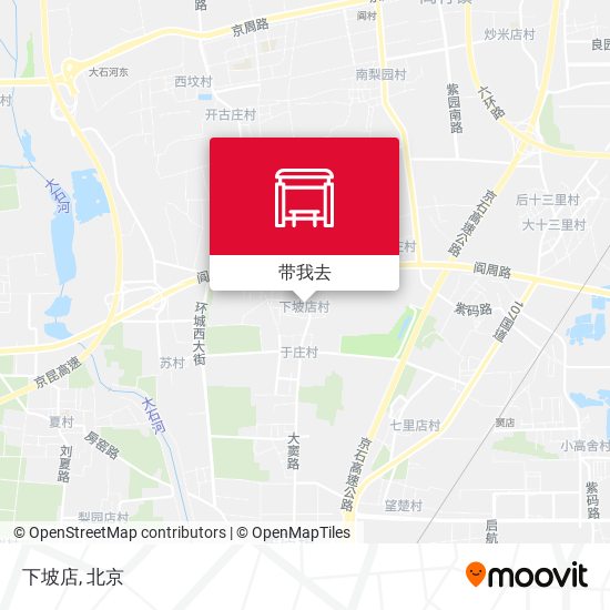 下坡店地图