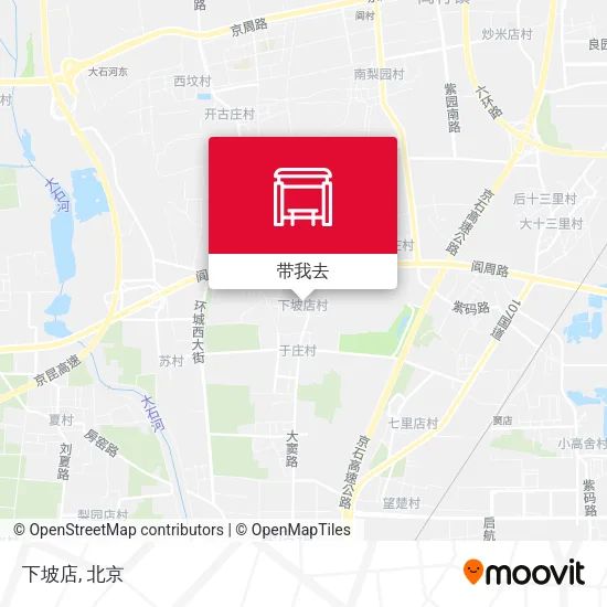 下坡店地图