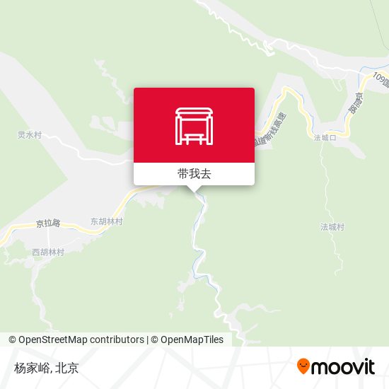 杨家峪地图