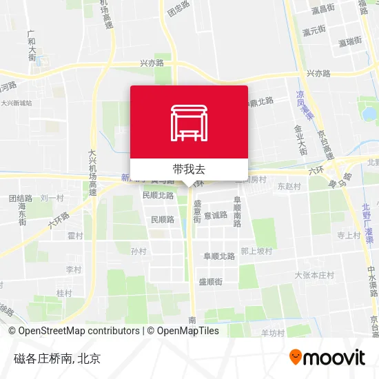 磁各庄桥南地图