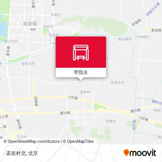 孟祖村北地图