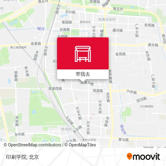 印刷学院地图