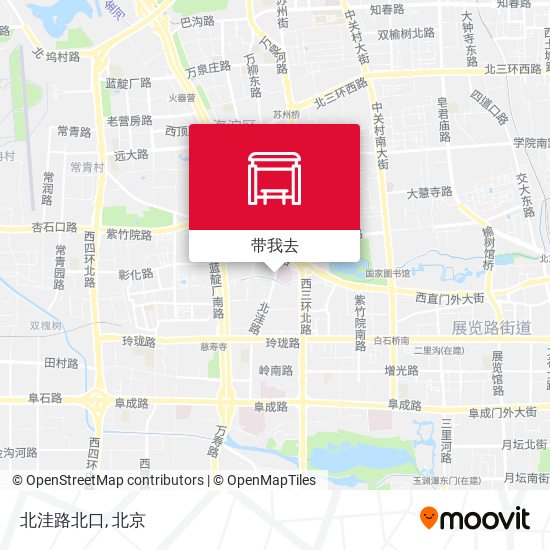 北洼路北口地图