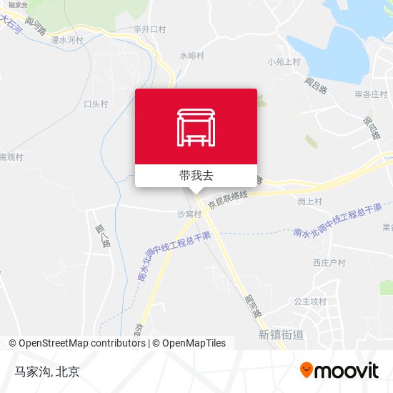 马家沟地图