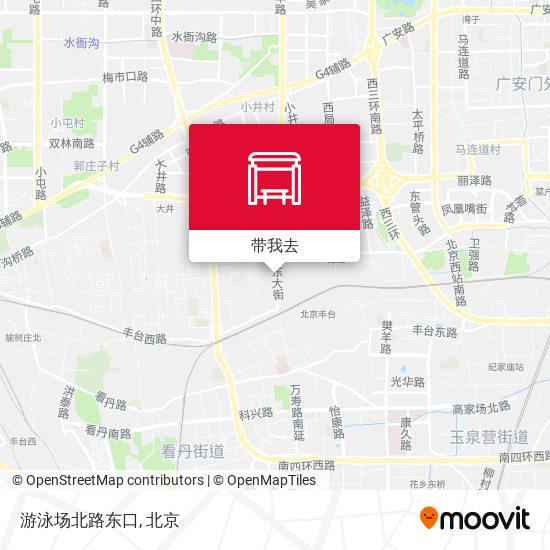 游泳场北路东口地图