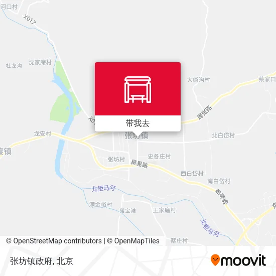 张坊镇政府地图