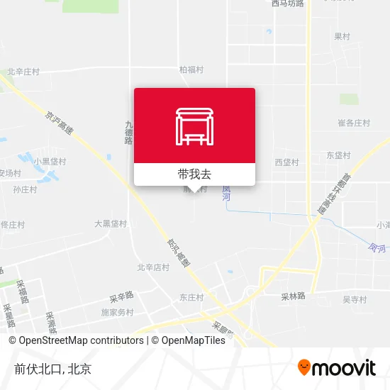 前伏北口地图
