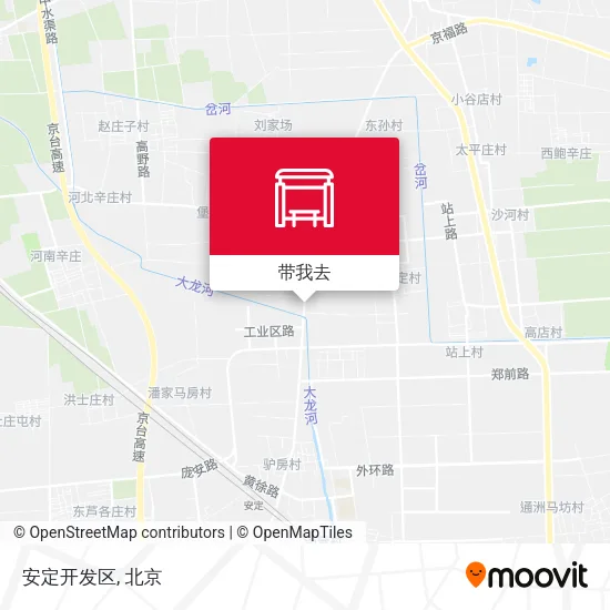 安定开发区地图