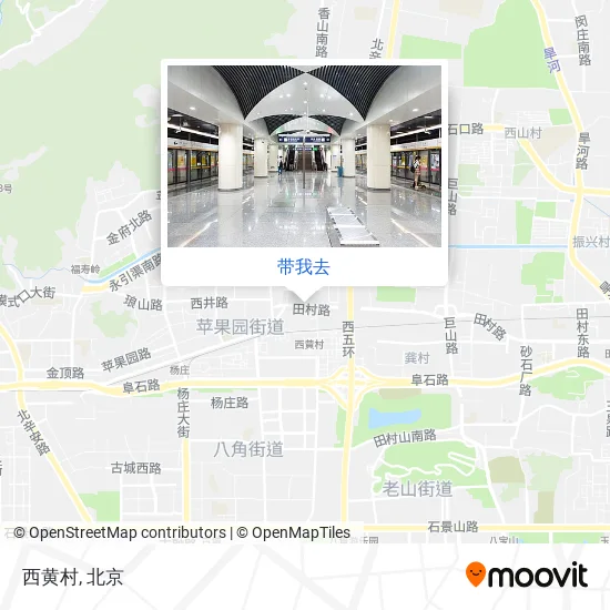 西黄村地图