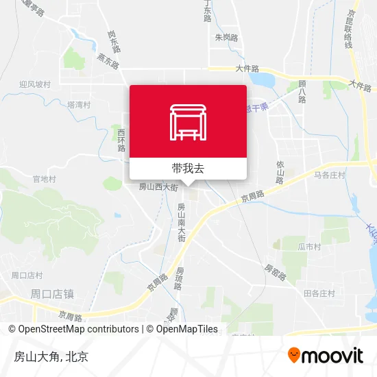 房山大角地图