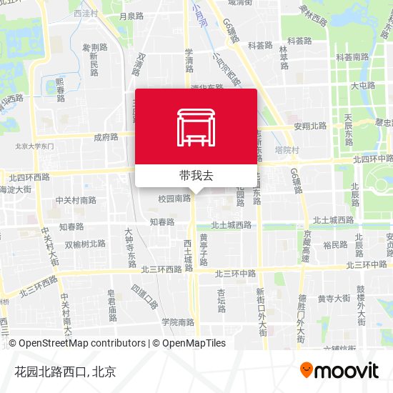 花园北路西口地图